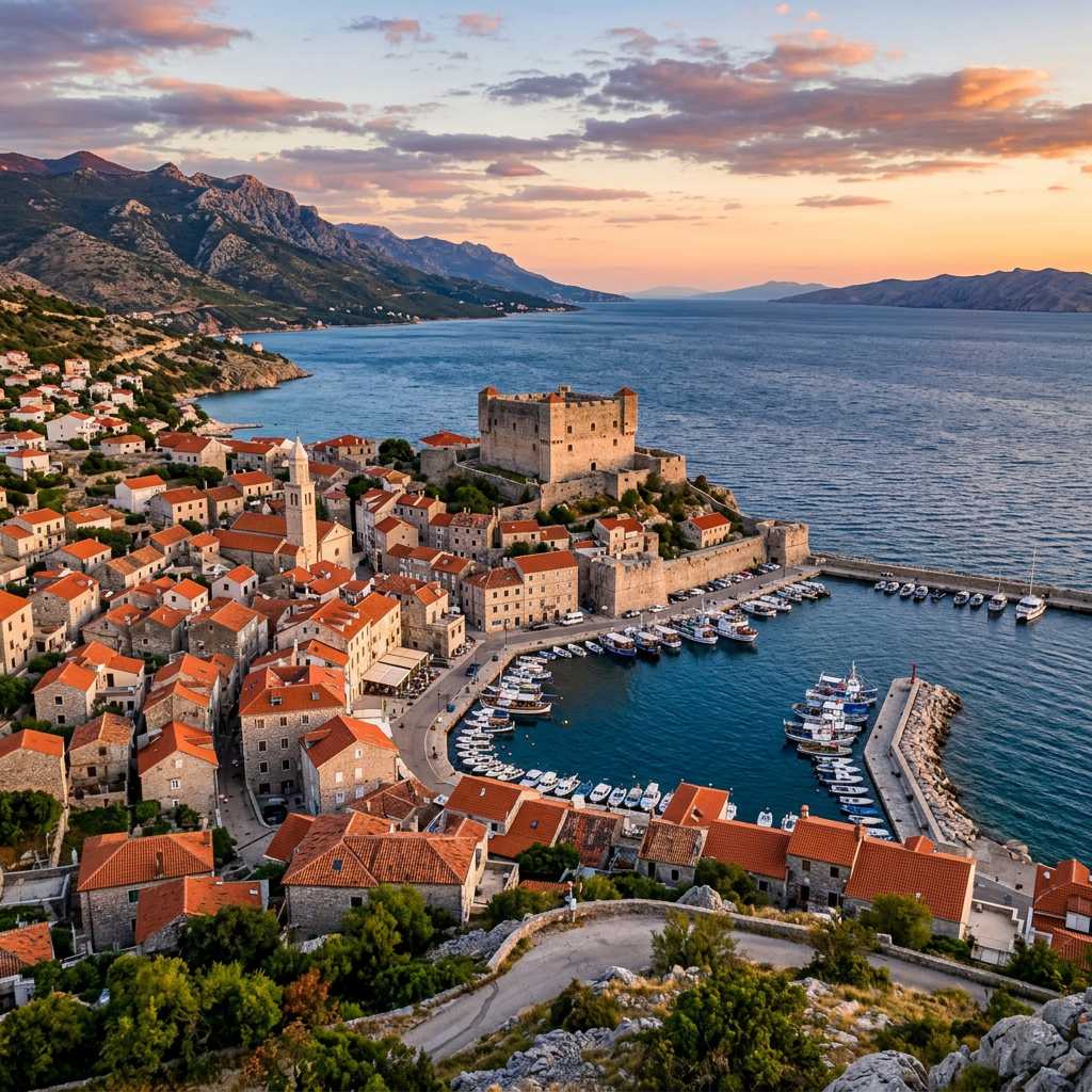 Senj, Croatia: Nehaj Fortress, the Bura & Pag Ferry Gateway